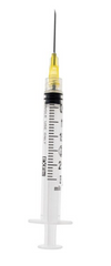 Exel 3mL Syringe and Needle Combination Luer Lock Tip 20G x 1" (BY CASE)
