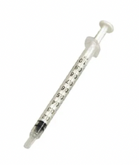 1cc (1mL) x 27G x 1/2" Luer Slip-Tip Syringe with Needle (50 pack)