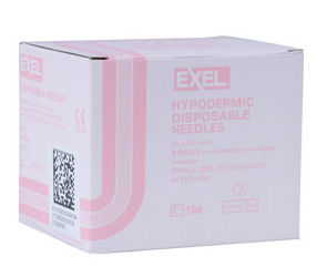 Exel Hypodermic Needle 18G x 1" (BY CASE)
