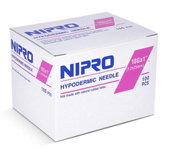 Nipro Hypodermic Needle 18G x 1" (BY CASE)