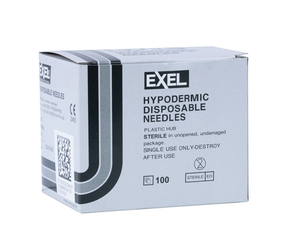 Exel Hypodermic Needle 22G x 1 ½" (BY CASE)