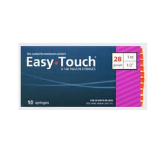 1 Bag | 10 Syringes - EasyTouch 1cc 28G x 1/2"