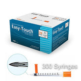 3 Boxes | 300 Syringes - EasyTouch 1/2cc 30G x 5/16"