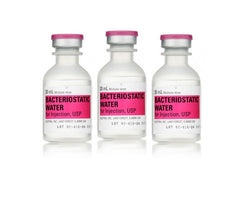 Bacteriostatic Water for Injection USP 30mL (3 pack)
