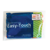 10 Pack Bag (10 Syringes) - EASYTOUCH 1CC, 29 GAUGE x 1/2"