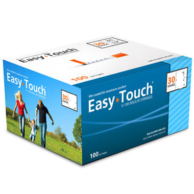 EasyTouch 1cc 30G x 5/16" Insulin Syringe (100 count)