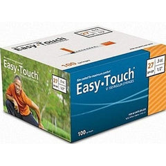1 Box | 100 Syringes - EasyTouch 1cc 27G x 1/2"