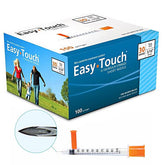3 Boxes | 300 Syringes - EasyTouch 1cc 30G x 5/16"