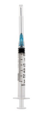 Exel 3mL Syringe and Needle Combination Luer Lock Tip 23G x 1 ½" (BY CASE)