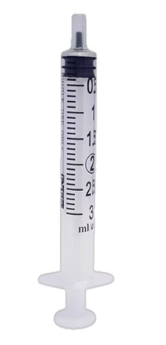 Exel 3mL Slip Tip Syringe Only (BY CASE)