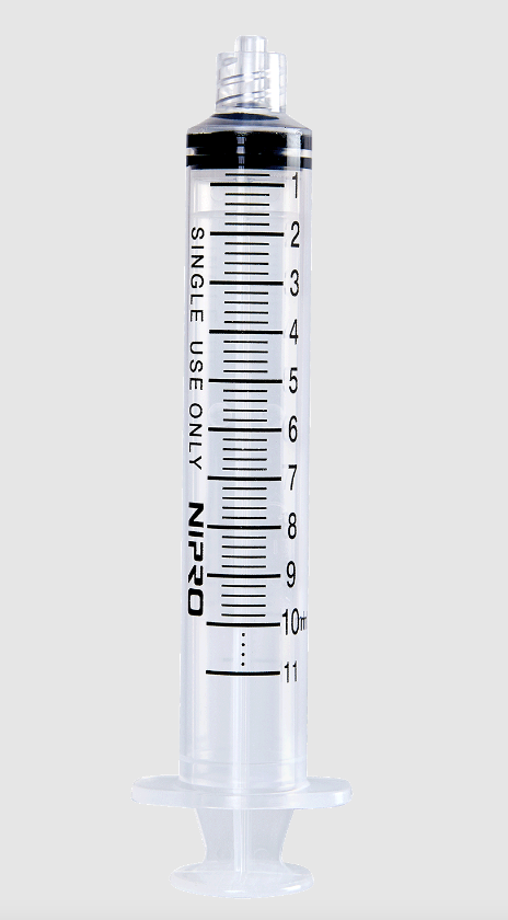 10cc 25G x 1" Luer-Lok Syringe & Needle Combo (25 pack)