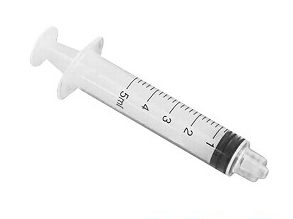 5cc syringe without a needle