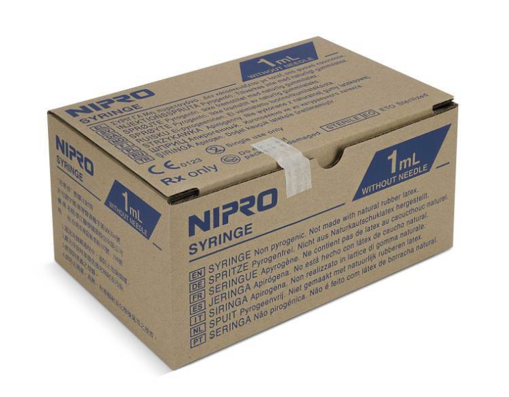 Nipro 1cc(mL) TB Slip Tip without Needle (BY CASE)