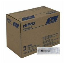Nipro 3cc(mL) Luer Lock without Needle (BY CASE)