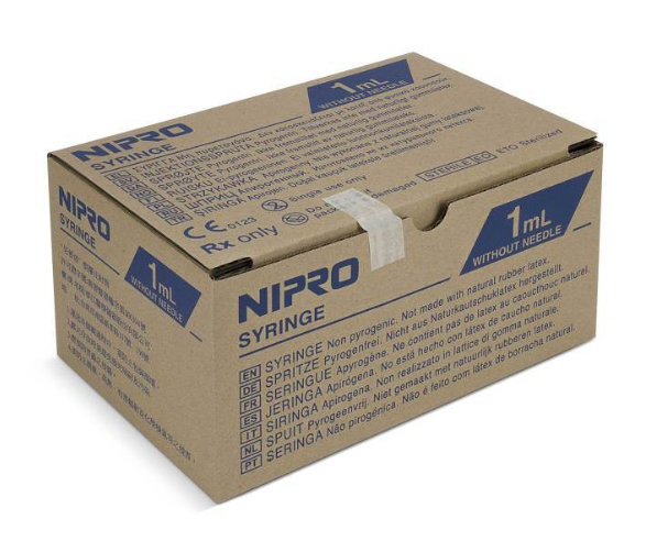 Nipro 3mL Syringe Luer Lock with 25g x 1 Needle