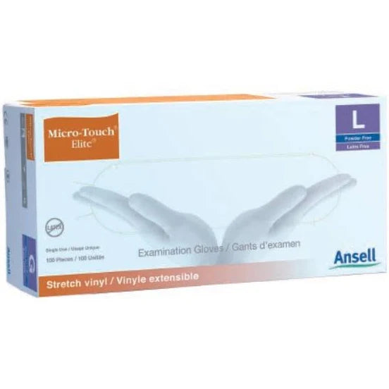 MICRO-TOUCH® ELITE® Powder-Free Synthetic Medical Exam Gloves (LRG)