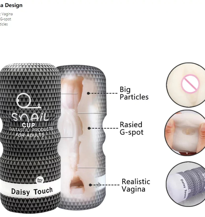 SnailCup - Daisy Touch Pleasure Cup (Vagina)