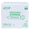 BOGO - AHS 3cc (3ml) x 25G x 1 1/2" Syringe & Needle Combo (50 pack)