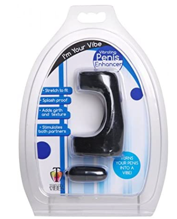 Trinity Vibes Vibrating Penis Enhancer (Double Ring Cock Sleeve)