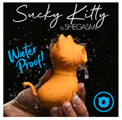 Shegasm Sucky Kitty Clitoral Stimulator (Orange)