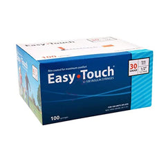 EasyTouch 1cc 30G x 1/2" Insulin Syringe (100 count)